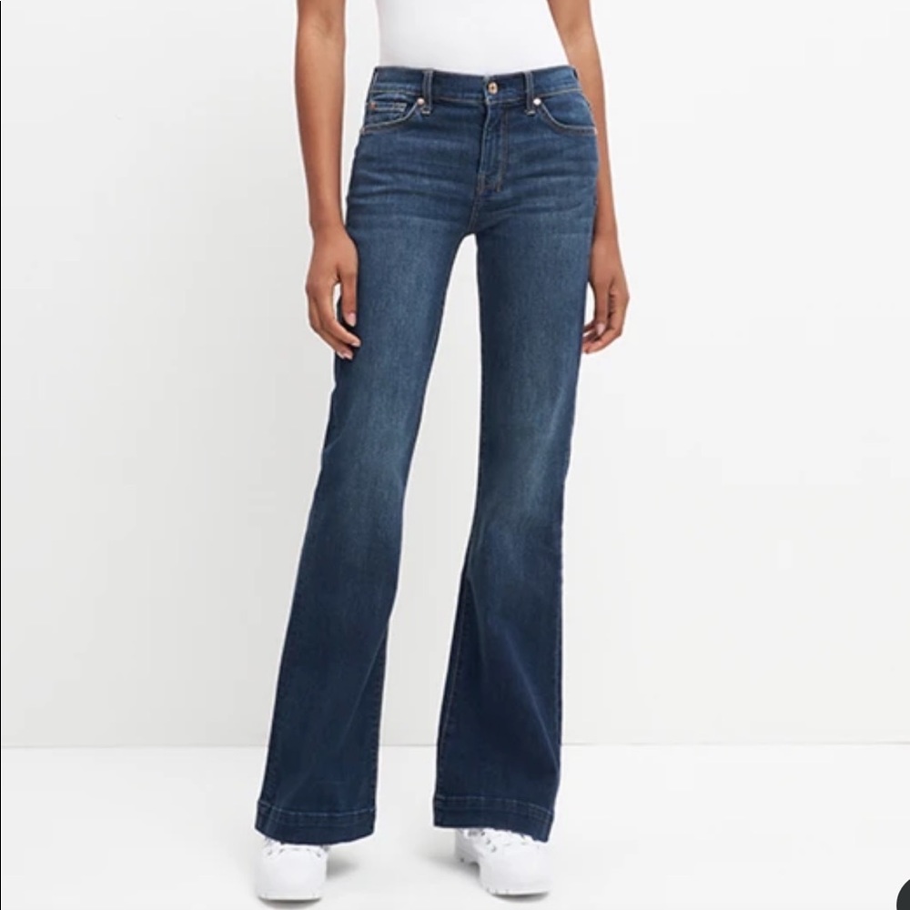7 for all Mankind Dojo Flare Leg Jeans. Brand New With Tags.